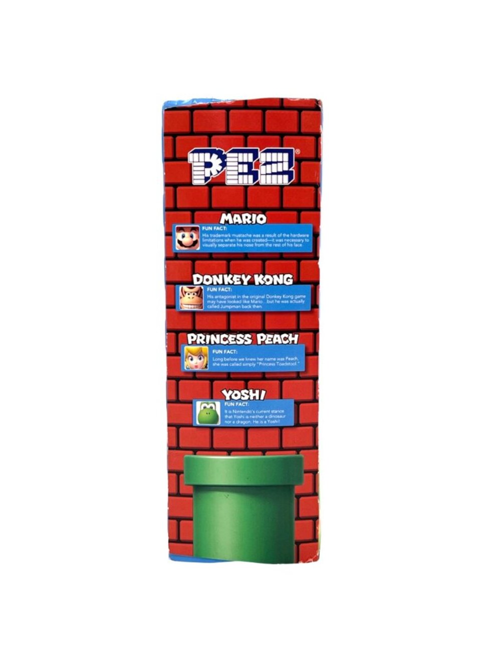 Super Mario PEZ Gift Set With Mario Yoshi Donkey Kong Princess Peach Dispensers - Picture 5 of 12